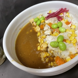 夏丼！とうもろこしご飯&スープカレー